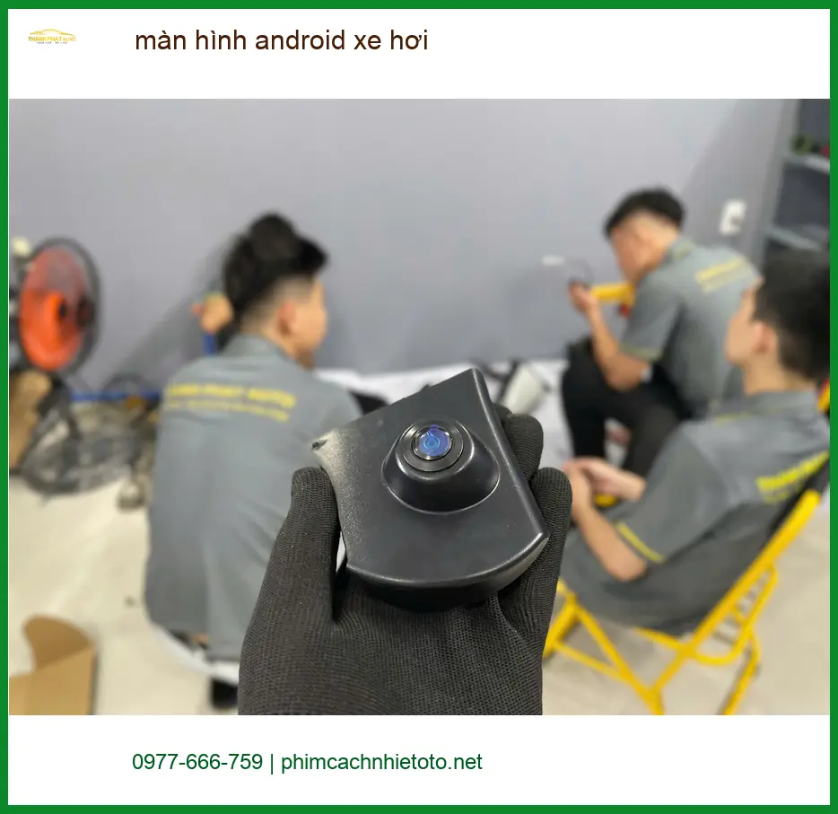 Anh Thiện lắp màn hình Android xe hơi Hyundai Santa Fe tại Quận Phú Nhuận ảnh thực tế 3
