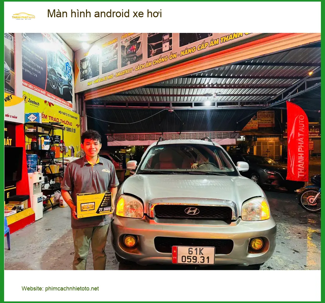 Anh Bảo nâng cấp màn hình android xe hơi cho Hyundai Accent tại Quận 8