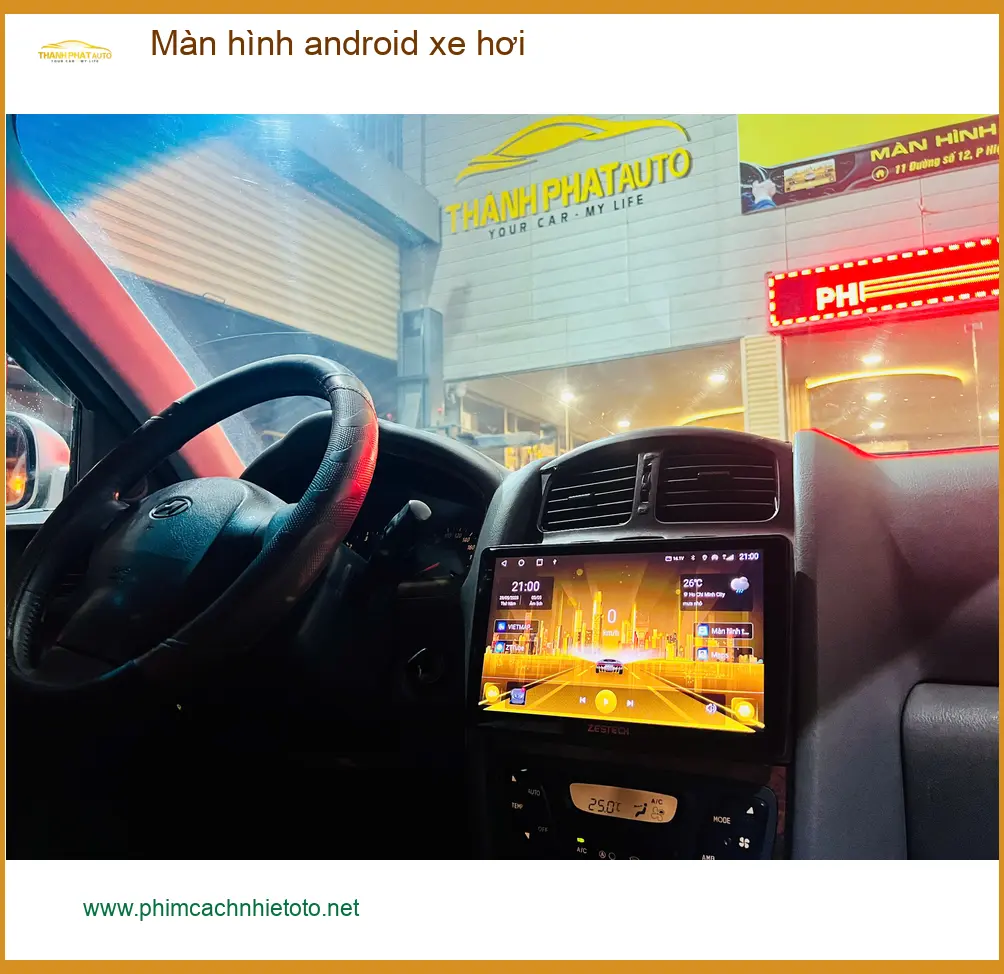 Anh Bảo nâng cấp màn hình android xe hơi cho Hyundai Accent tại Quận 8 ảnh thực tế 4