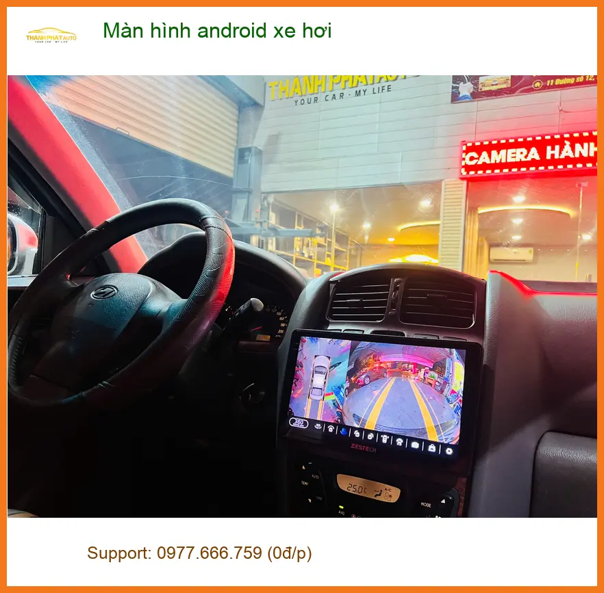 Anh Bảo nâng cấp màn hình android xe hơi cho Hyundai Accent tại Quận 8 ảnh thực tế 5
