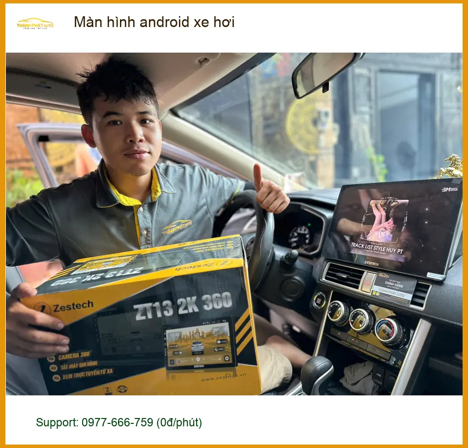 Anh Hưng lắp màn hình Android xe hơi cho Kia Sorento ở Hóc Môn ảnh thực tế 2