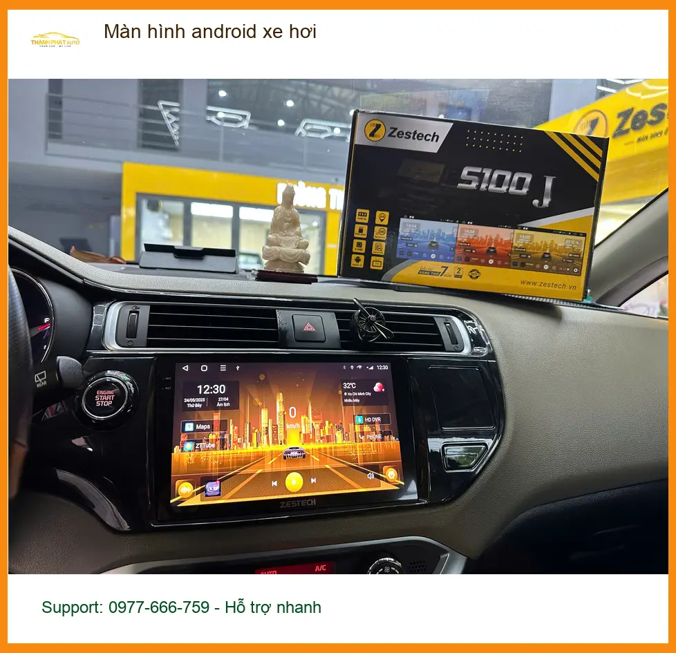 Anh Gia Bảo lắp màn hình android xe hơi Mazda CX-5 chính hãng tại Hóc Môn