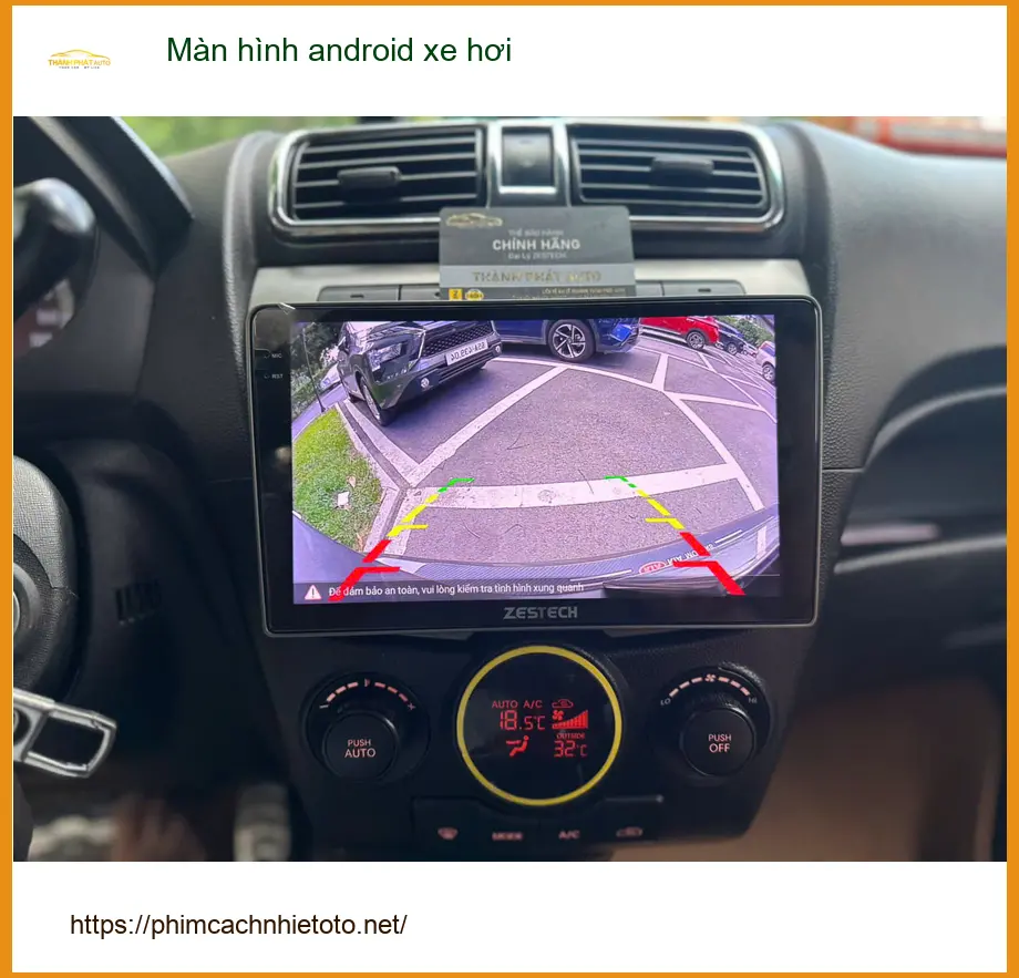 Chị Thảo lắp màn hình android xe hơi Hyundai Kona tại Hóc Môn vì màn zin thiếu kết nối ảnh thực tế 2
