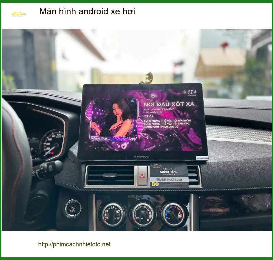 Anh Minh lắp màn hình Android xe hơi cho Ford Everest ở Quận 2 vì màn zin quá cũ ảnh thực tế 2
