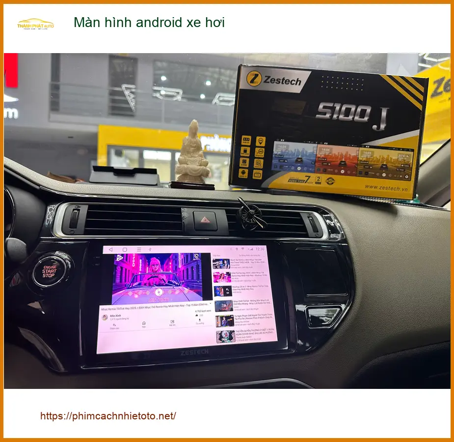 Anh Khôi lắp màn hình android xe hơi cho Hyundai Kona tại Quận 9 để nâng tầm giải trí ảnh thực tế 3