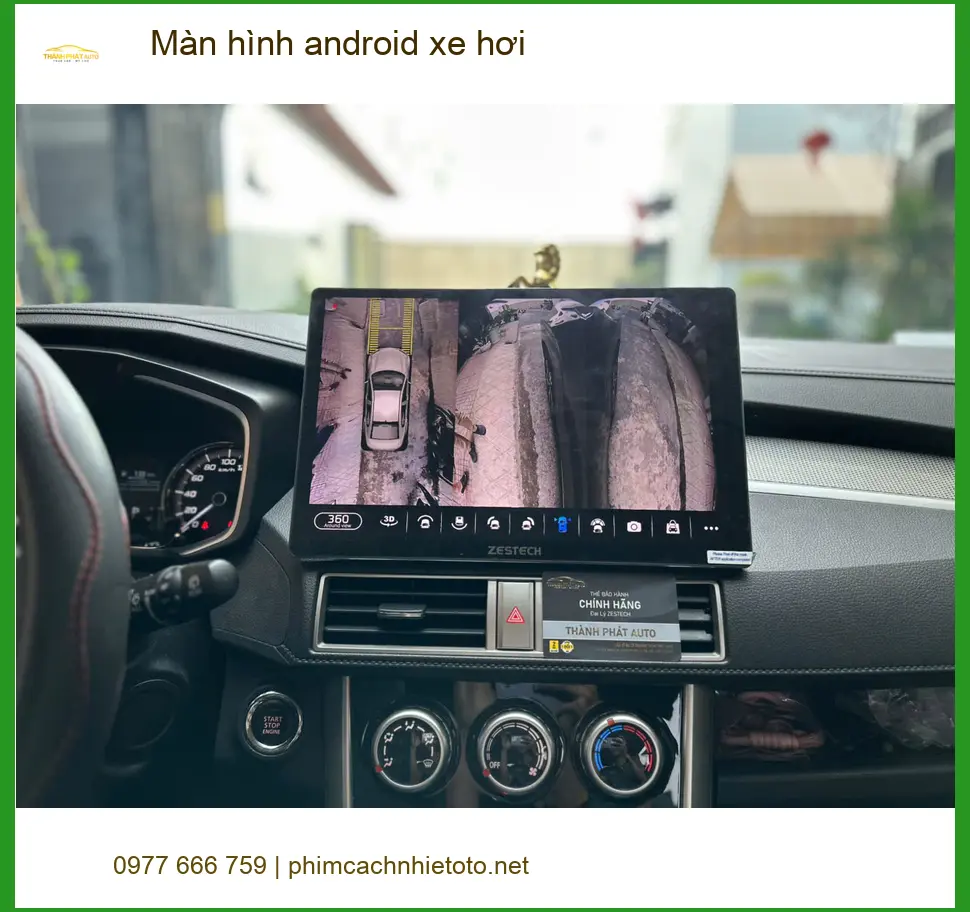 Anh Minh lắp màn hình Android xe hơi cho Ford Everest ở Quận 2 vì màn zin quá cũ ảnh thực tế 4
