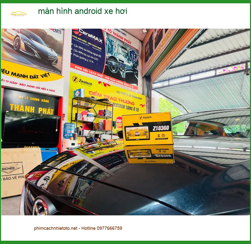 Chị Thảo lắp màn hình Android xe hơi cho Mazda CX-5 tại Thủ Đức