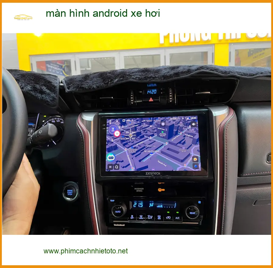 Anh Minh Khôi lắp màn hình Android xe hơi cho Hyundai Accent ở Thủ Đức. ảnh thực tế 2