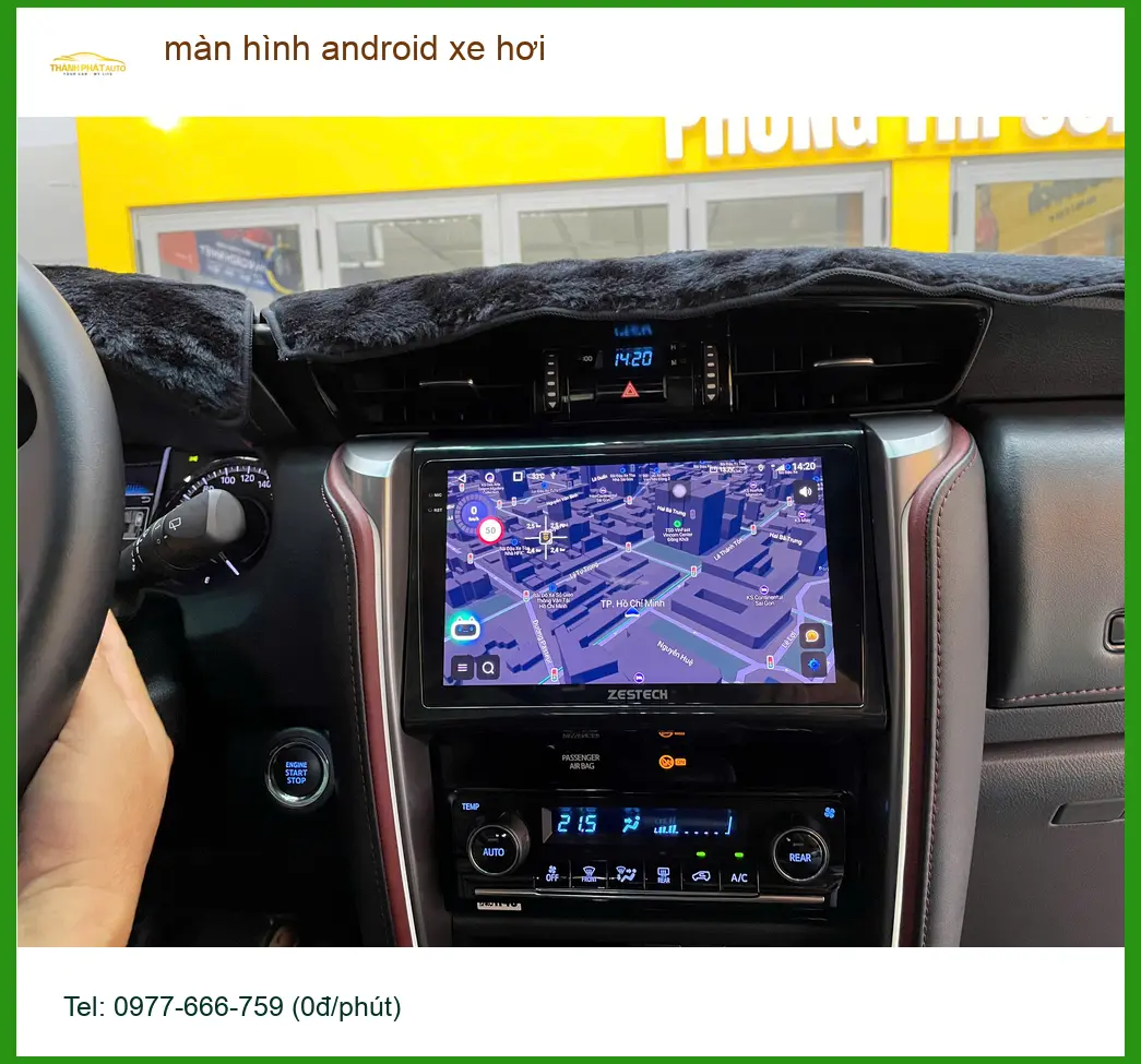 Anh Lâm lắp màn hình Android xe hơi Toyota Camry chính hãng Quận 2 ảnh thực tế 4