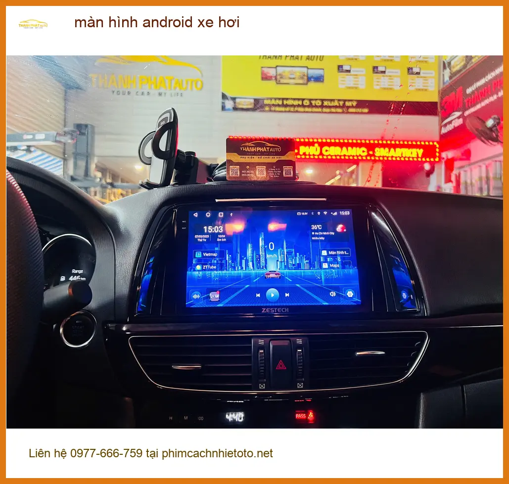 Anh Tùng lắp màn hình Android xe Kia K3 tại Nhà Bè để tiện giải trí ảnh thực tế 2