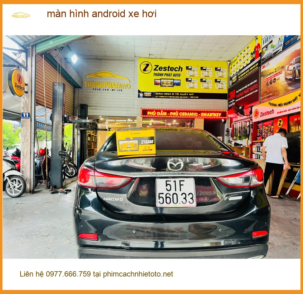 Anh Tùng lắp màn hình Android xe Kia K3 tại Nhà Bè để tiện giải trí ảnh thực tế 3
