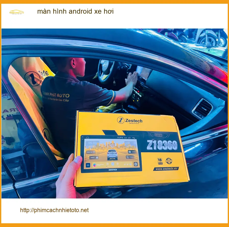 Anh Tùng lắp màn hình Android xe Kia K3 tại Nhà Bè để tiện giải trí ảnh thực tế 4