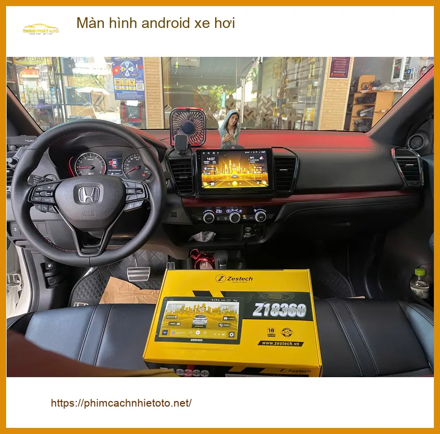 Anh Khải gắn Màn hình android xe hơi cho Honda CR-V ở Hóc Môn. ảnh thực tế 2