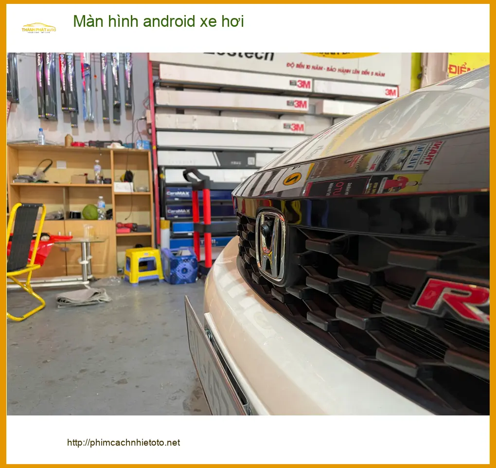 Anh Khải gắn Màn hình android xe hơi cho Honda CR-V ở Hóc Môn. ảnh thực tế 4