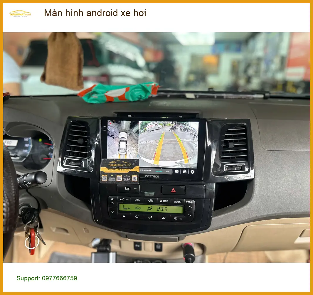 Anh Tuấn lắp màn hình android xe hơi cho Kia Carnival ở Hóc Môn ảnh thực tế 3