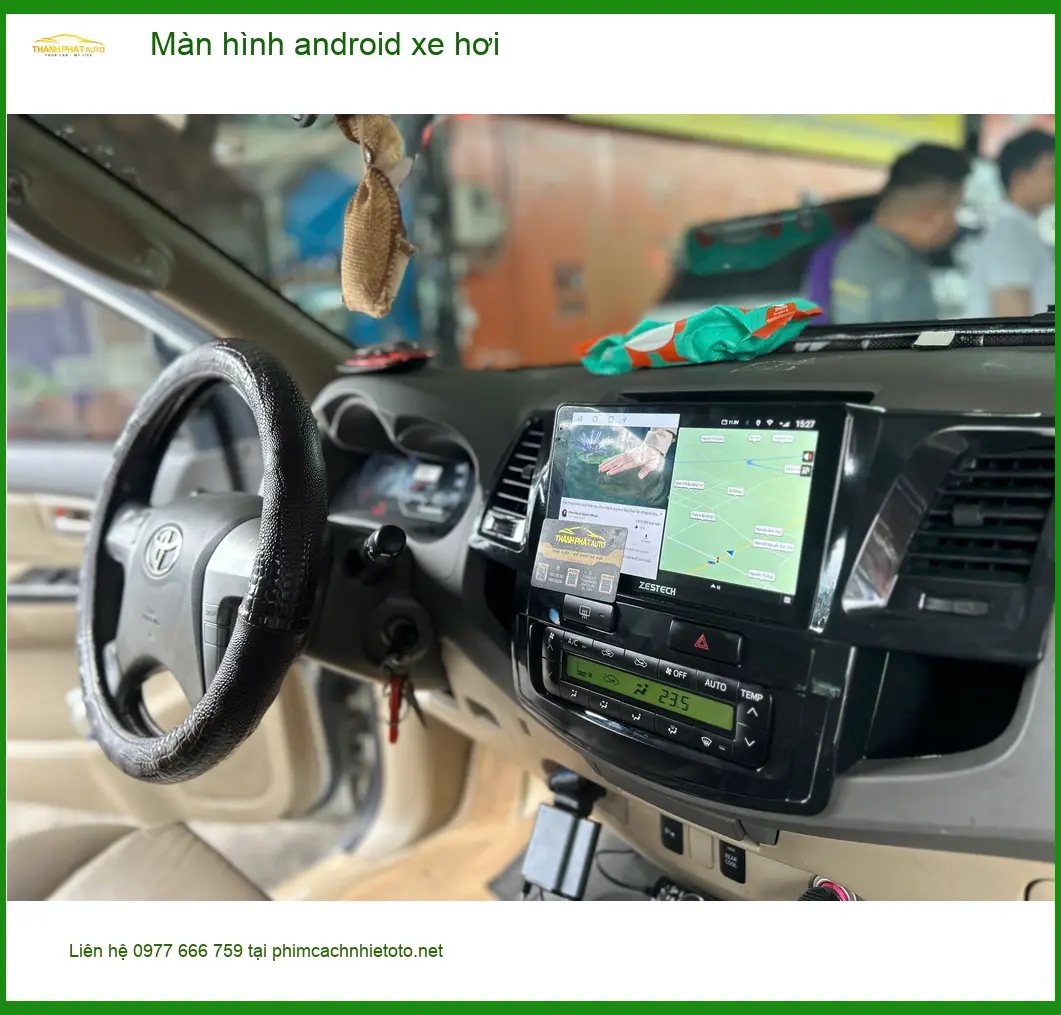Anh Tuấn lắp màn hình android xe hơi cho Kia Carnival ở Hóc Môn ảnh thực tế 4