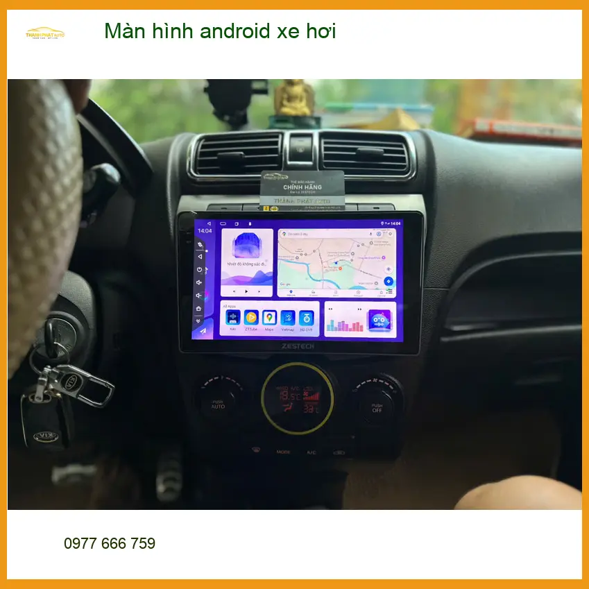 Anh Khải lắp màn hình Android xe Honda HR-V tại Quận Bình Thạnh nâng cấp giải trí