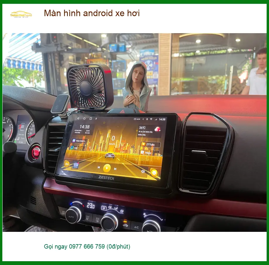 Anh Minh lắp màn hình Android xe hơi Hyundai Accent tại Củ Chi uy tín ảnh thực tế 3