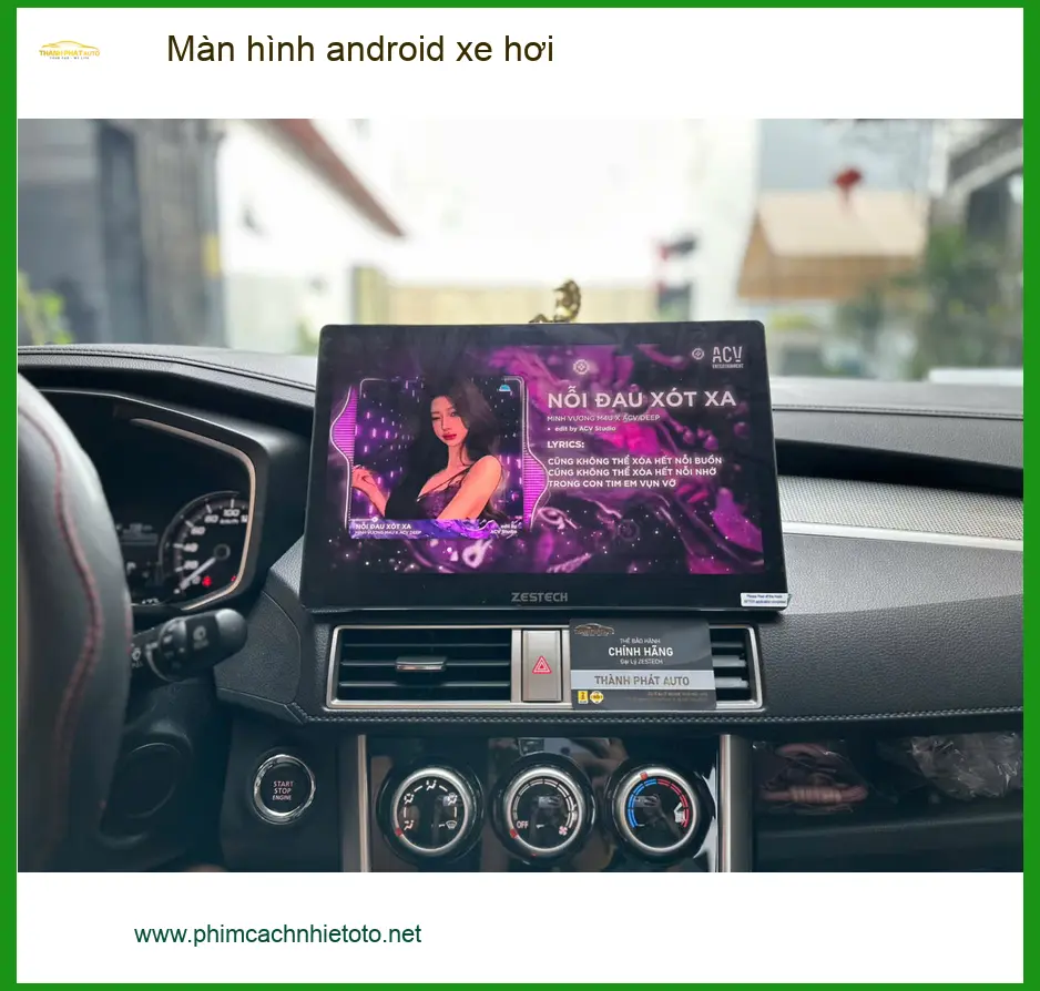 Anh Cường lắp màn hình Android xe hơi Hyundai Accent tại Quận Thủ Đức. ảnh thực tế 2