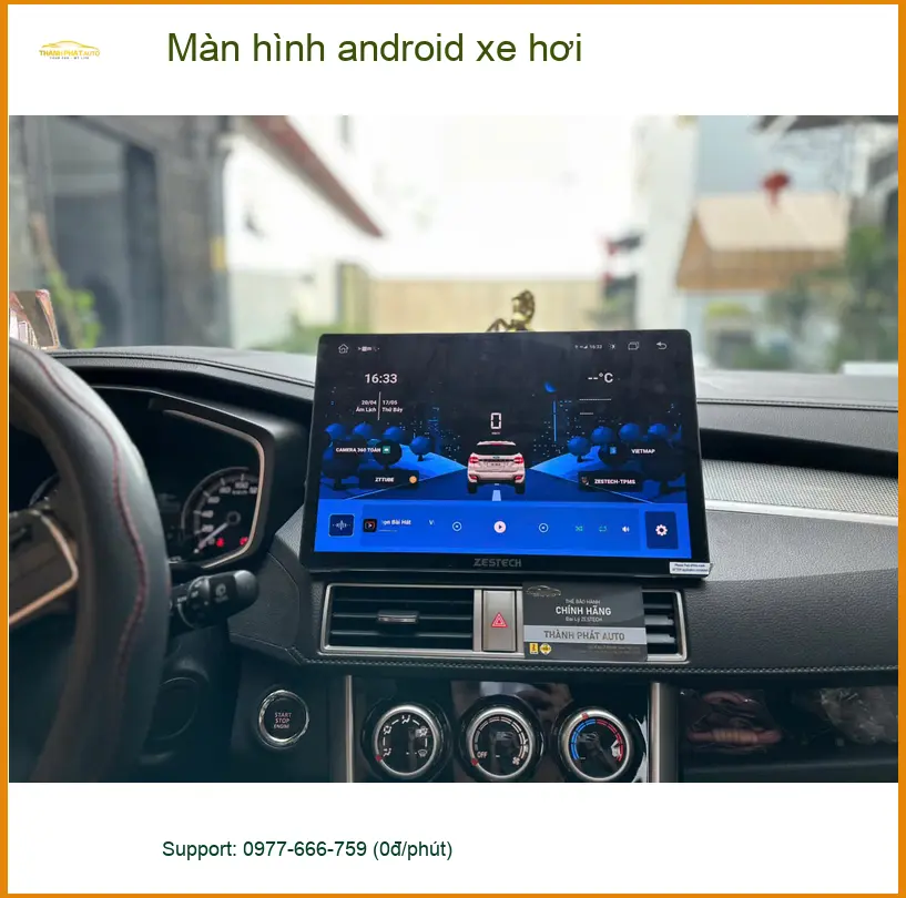 Anh Cường lắp màn hình Android xe hơi Hyundai Accent tại Quận Thủ Đức. ảnh thực tế 5