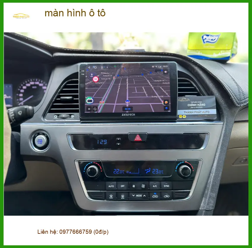 Chị Diệu nâng cấp màn hình ô tô cho Hyundai Accent tại Nhà Bè ảnh thực tế 2