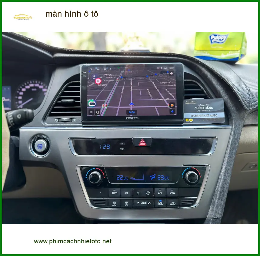 Chị Thảo lắp màn hình ô tô cho Hyundai Accent tại Bình Chánh để nâng cấp tính năng giải trí ảnh thực tế 2