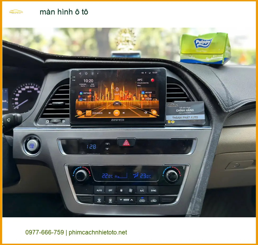 Chú Bình lắp màn hình ô tô cho Toyota Vios tại Quận Thủ Đức vì màn hình zin quá cũ. ảnh thực tế 2