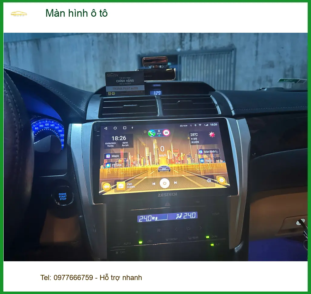 Chị Thảo lắp màn hình ô tô cho Hyundai Santa Fe tại Quận 2 để nâng tầm trải nghiệm lái ảnh thực tế 2