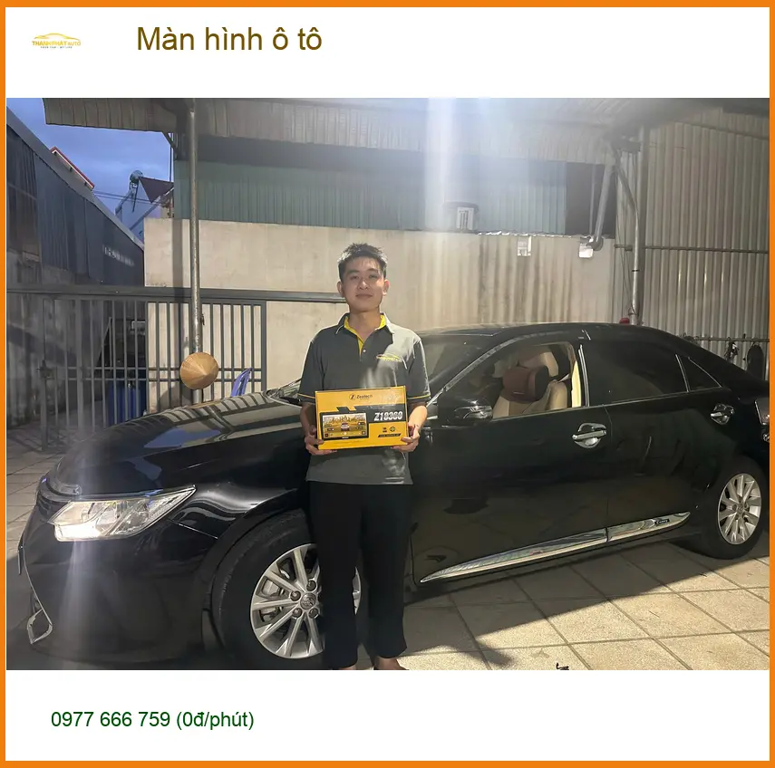 Chị Thảo lắp màn hình ô tô cho Hyundai Santa Fe tại Quận 2 để nâng tầm trải nghiệm lái ảnh thực tế 3