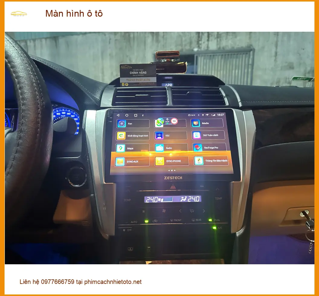 Chị Thảo lắp màn hình ô tô cho Hyundai Santa Fe tại Quận 2 để nâng tầm trải nghiệm lái ảnh thực tế 4