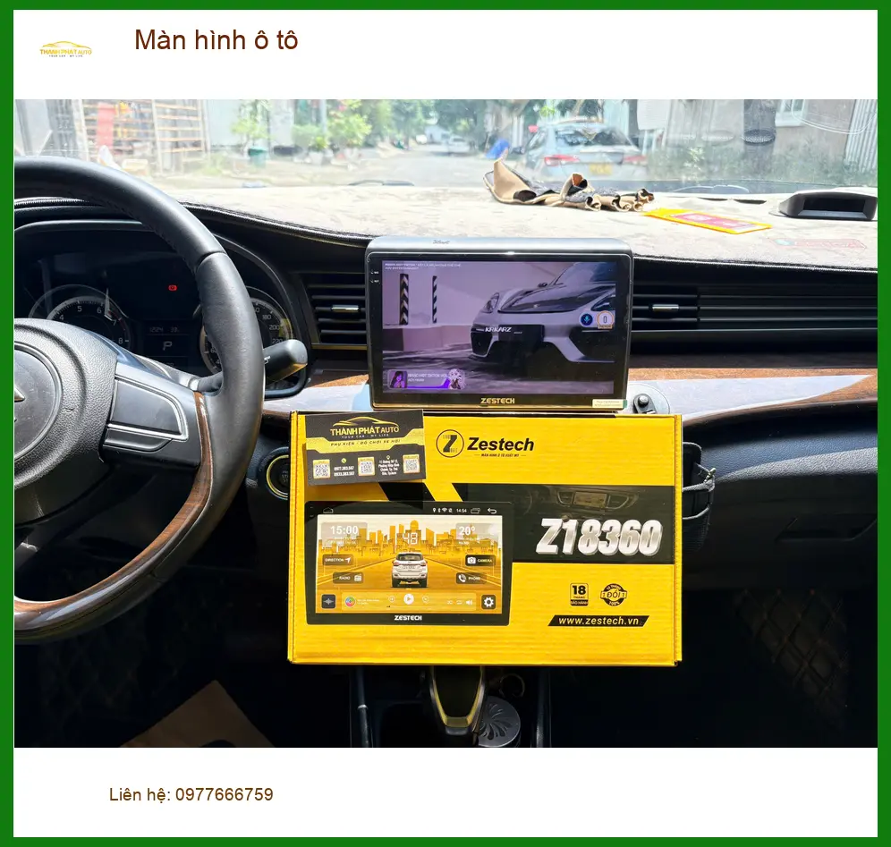 Anh Tuấn Kiệt lắp Màn hình ô tô cho Hyundai Accent tại Quận 6 vì màn zin quá cũ, khó dùng ảnh thực tế 4