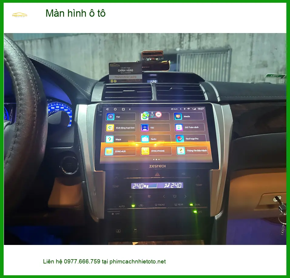 Chị Thư lắp màn hình ô tô Hyundai Accent tại Nhà Bè tiện xem bản đồ và giải trí ảnh thực tế 2