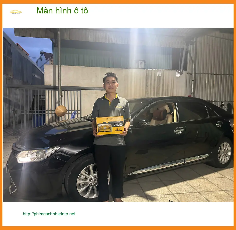 Chị Thư lắp màn hình ô tô Hyundai Accent tại Nhà Bè tiện xem bản đồ và giải trí ảnh thực tế 3