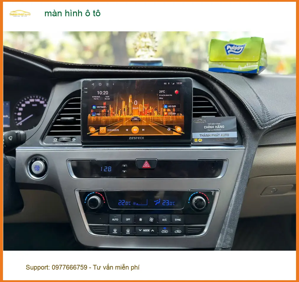 Anh Tùng lắp màn hình ô tô Honda CRV ở Quận 10 cho tiện ích giải trí ảnh thực tế 2
