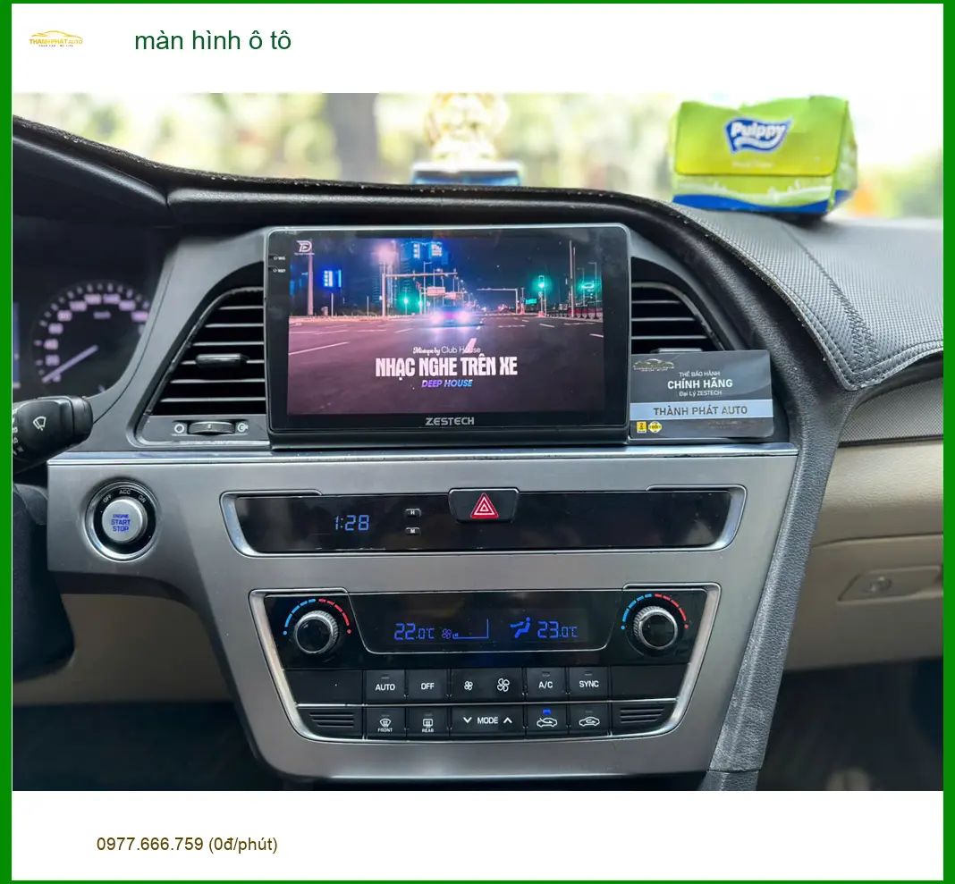 Chị Bích nâng cấp màn hình ô tô cho Hyundai Creta tại Quận Tân Phú để tiện dẫn đường và giải trí ảnh thực tế 2