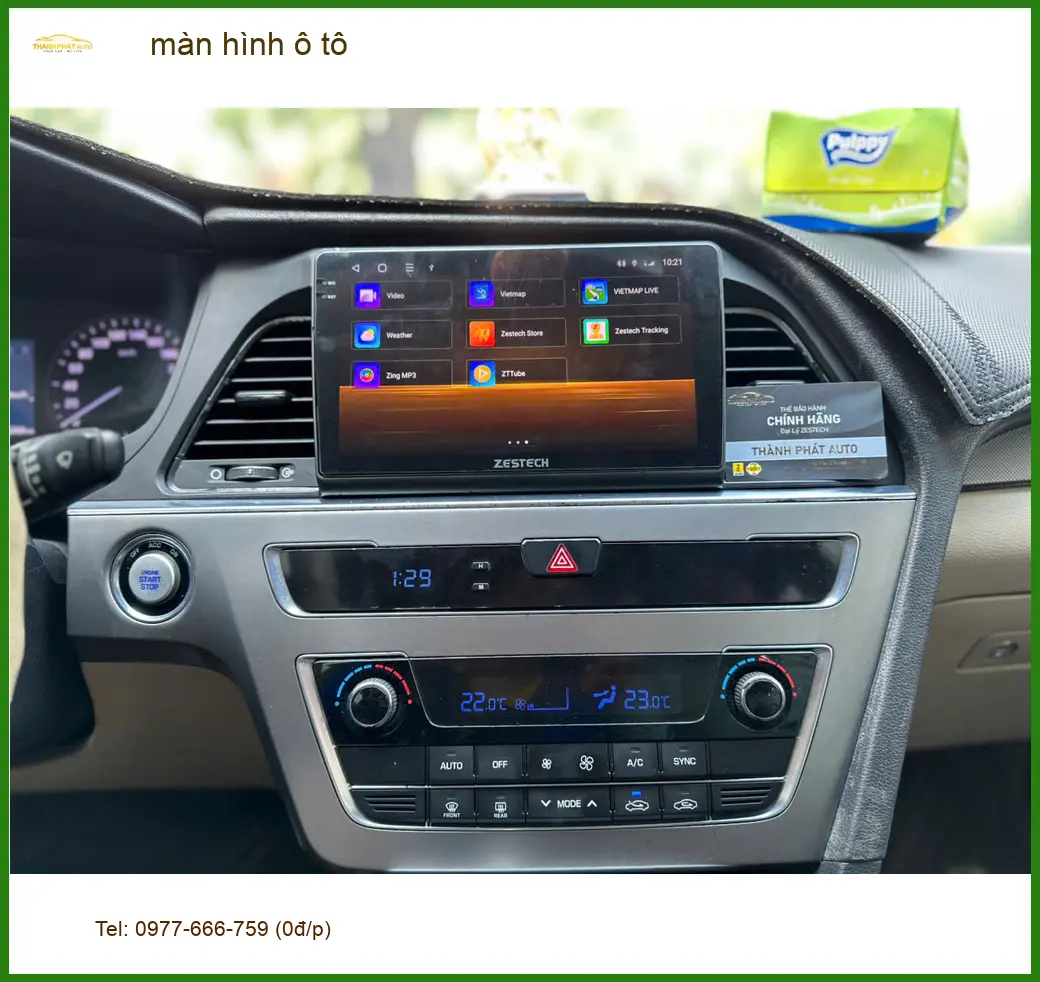 Chị Bích nâng cấp màn hình ô tô cho Hyundai Creta tại Quận Tân Phú để tiện dẫn đường và giải trí ảnh thực tế 3