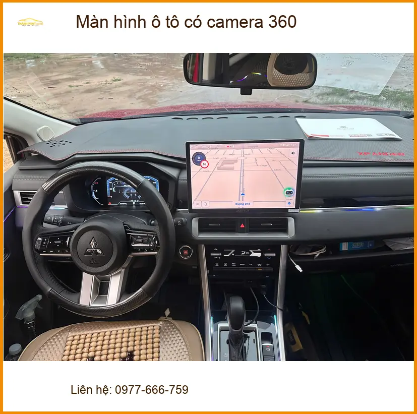 Anh Bình nâng cấp màn hình ô tô camera 360 cho Toyota Camry tại Quận 12