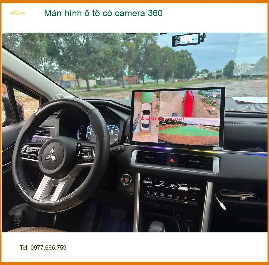Anh Bình nâng cấp màn hình ô tô camera 360 cho Toyota Camry tại Quận 12 ảnh thực tế 2