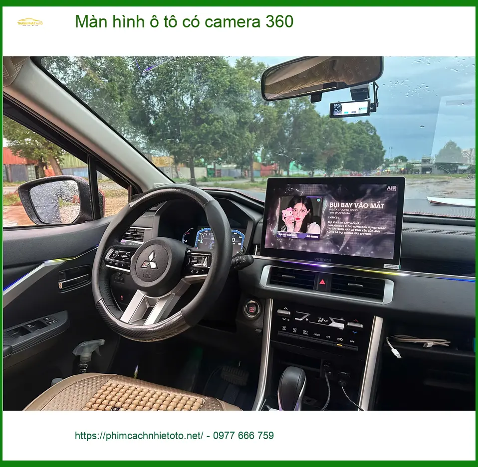 Anh Bình nâng cấp màn hình ô tô camera 360 cho Toyota Camry tại Quận 12 ảnh thực tế 3