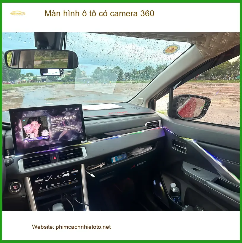 Anh Bình nâng cấp màn hình ô tô camera 360 cho Toyota Camry tại Quận 12 ảnh thực tế 4