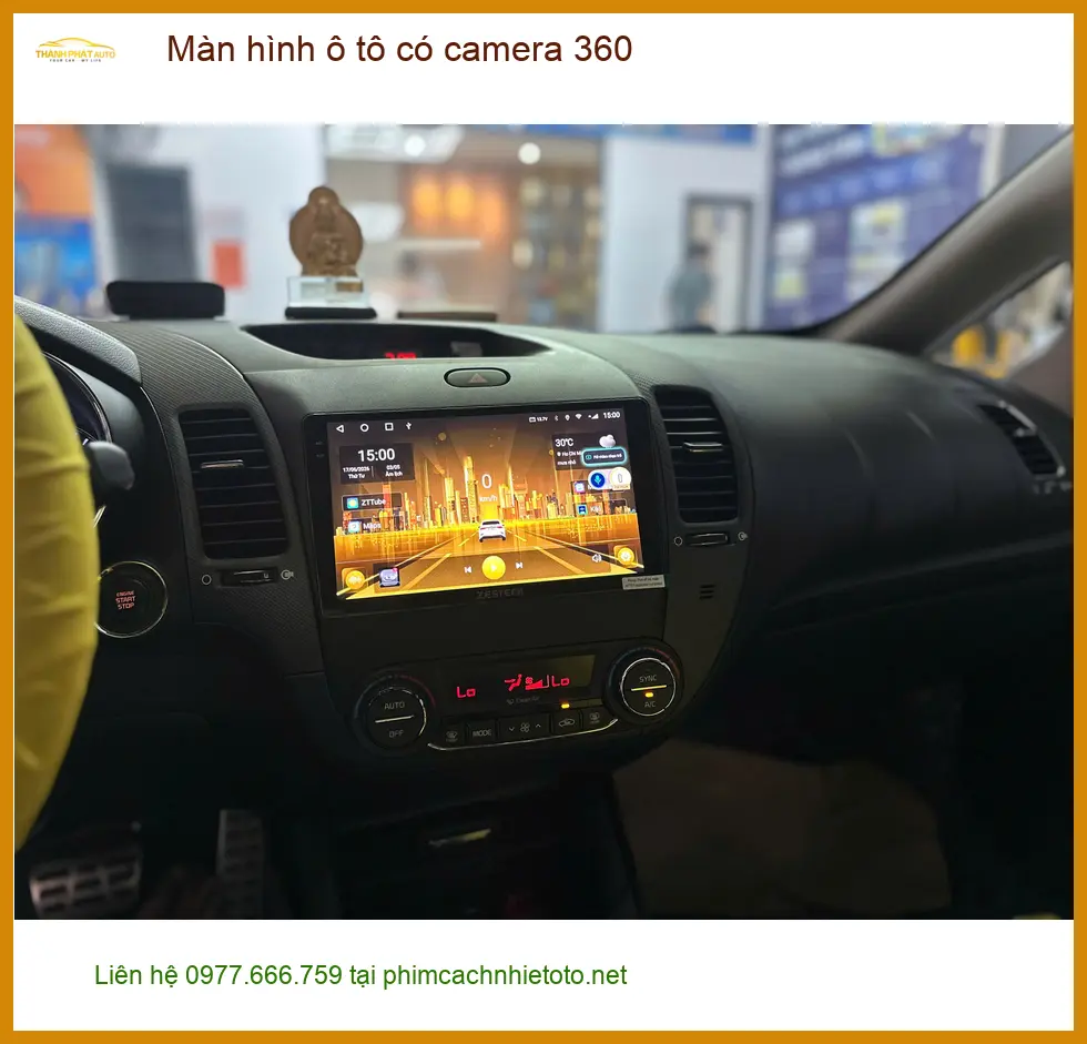 Anh Quang lắp màn hình ô tô camera 360 cho Cross tại Bình Thạnh ảnh thực tế 2