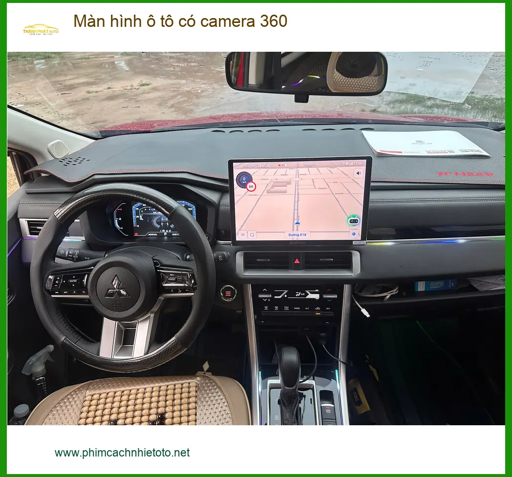 Chị Minh lắp màn hình ô tô có camera 360 cho Kia K3 tại Quận Bình Thạnh.