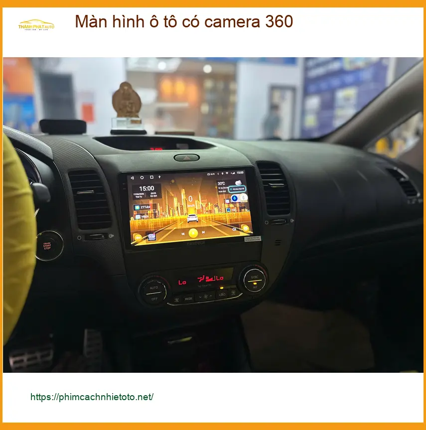 Chị Mai Anh lắp Màn hình ô tô có camera 360 cho Honda CRV tại Quận 1. ảnh thực tế 2