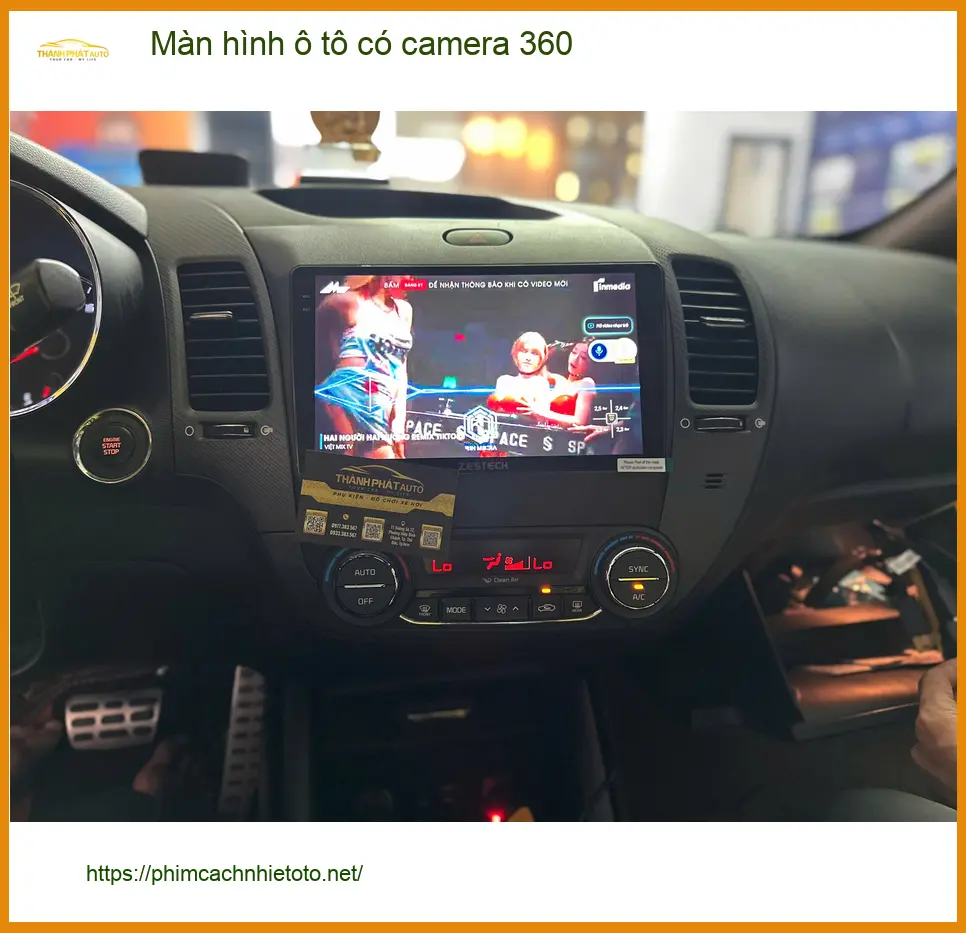 Chị Mai Anh lắp Màn hình ô tô có camera 360 cho Honda CRV tại Quận 1. ảnh thực tế 4