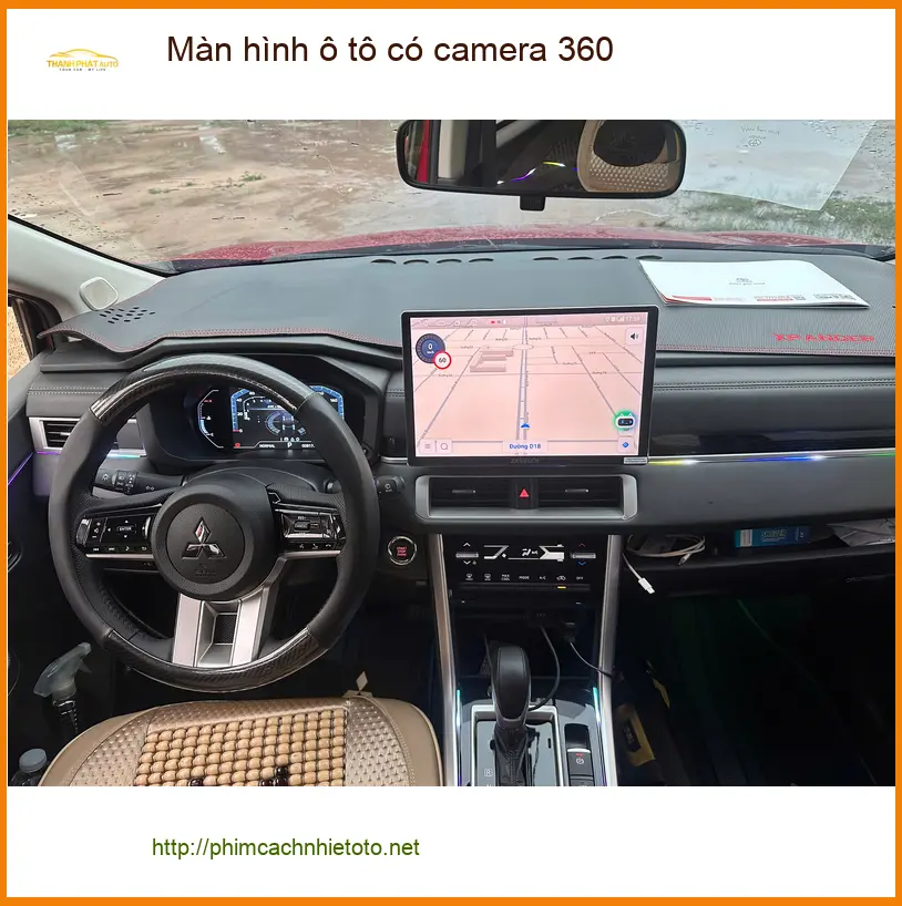 Anh Hưng lắp màn hình ô tô có camera 360 cho Honda CRV tại Quận Bình Tân