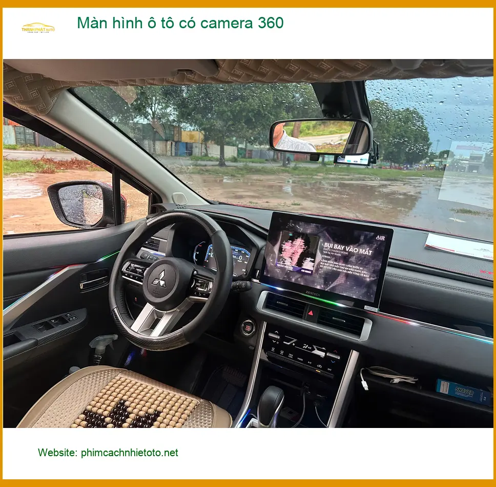 Anh Hưng lắp màn hình ô tô có camera 360 cho Honda CRV tại Quận Bình Tân ảnh thực tế 3