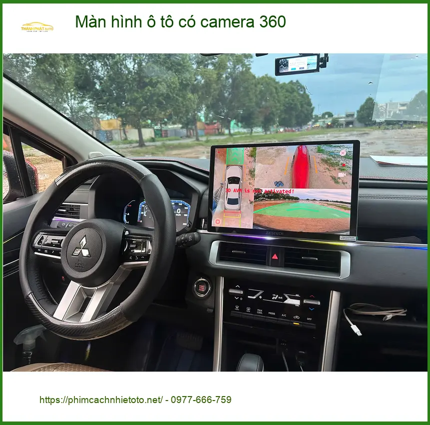 Anh Hưng lắp màn hình ô tô có camera 360 cho Honda CRV tại Quận Bình Tân ảnh thực tế 4