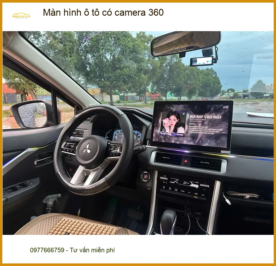Anh Hưng lắp màn hình ô tô có camera 360 cho Honda CRV tại Quận Bình Tân ảnh thực tế 5