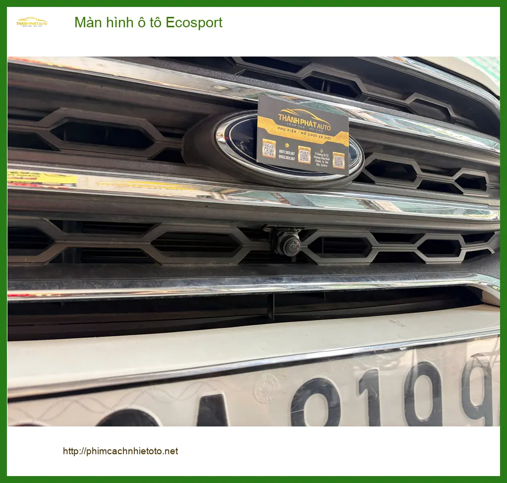 Bác Lâm lắp màn hình ô tô Ecosport Quận 9 vì màn zin đã lỗi thời ảnh thực tế 5