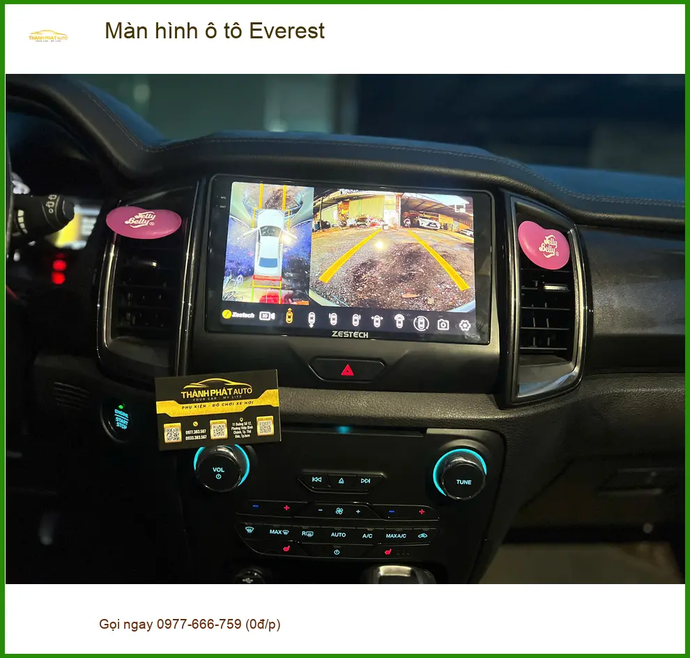 Anh Quang nâng cấp màn hình ô tô Ford Everest tại Quận 2 ảnh thực tế 4